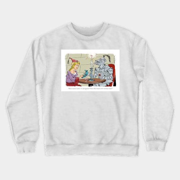 An Opening in the Relationship Crewneck Sweatshirt by Steerhead